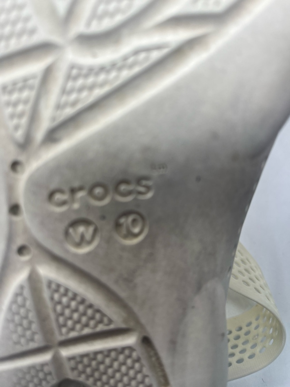 Crocs Lite Ride Sz 10  Cteam & White - Picture 6 of 6